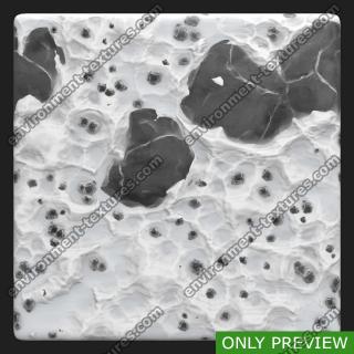 PBR ground snow stone texture 0002